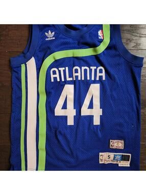 Pistol Pete Maravich Atlanta Hawks Hardwood Classics Size S